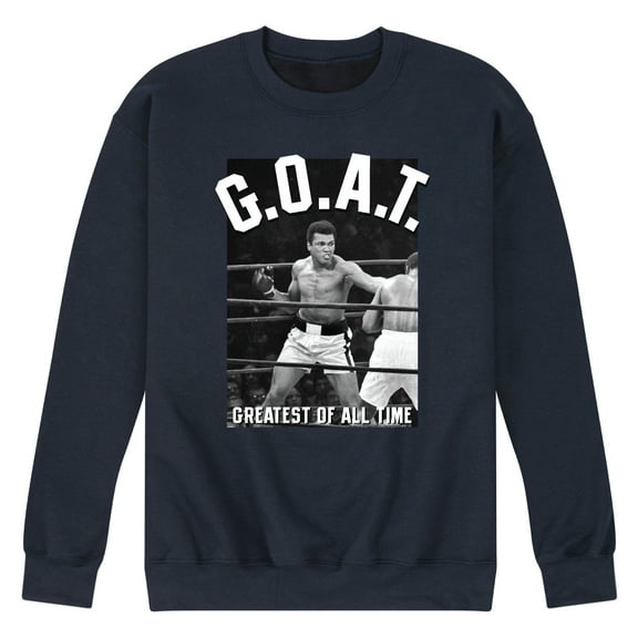 Muhammad Ali - Boxing Legend - G.O.A.T - Men's Crew Neck Fleece Pullover
