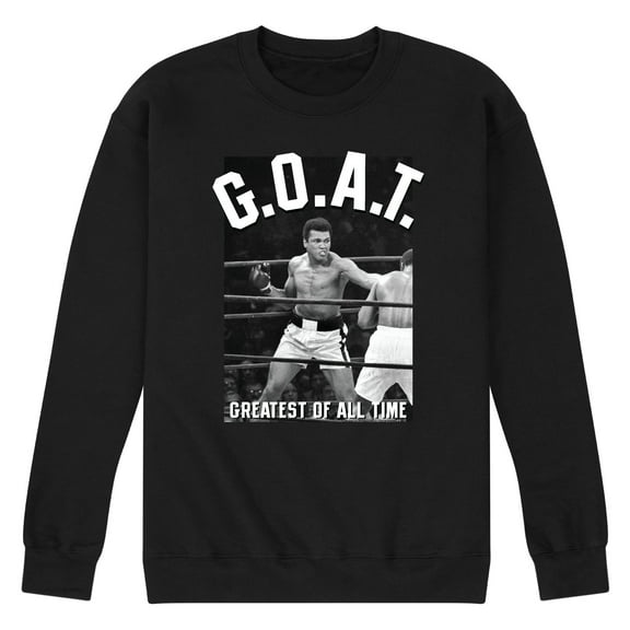 Muhammad Ali - Boxing Legend - G.O.A.T - Men's Crew Neck Fleece Pullover