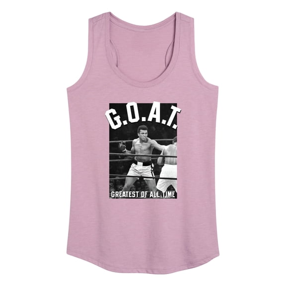 Muhammad Ali - Boxing Legend - G.O.A.T - Women's Racerback Tank Top