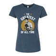 thumbnail image 1 of Muhammad Ali - Boxing Legend - Greatest of All Time - Juniors Fitted Graphic T-Shirt, 1 of 5