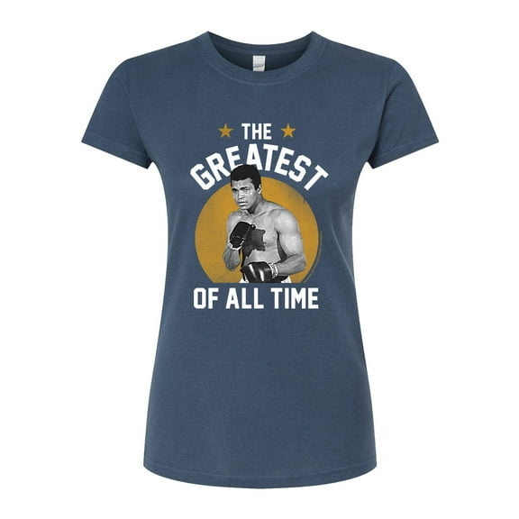 Muhammad Ali - Boxing Legend - Greatest of All Time - Juniors Fitted Graphic T-Shirt