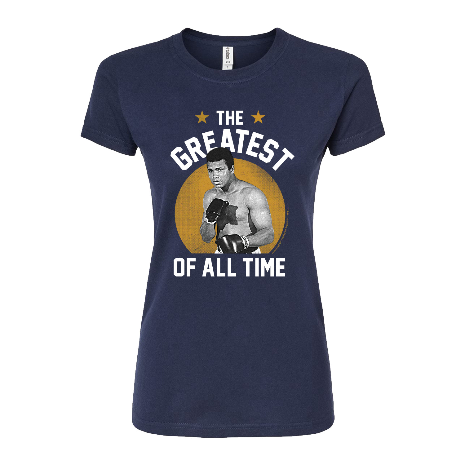 Muhammad Ali Boxing Legend Greatest of All Time Juniors Fitted