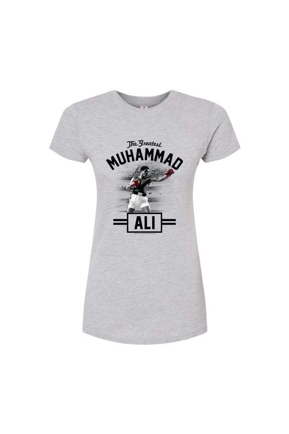 - Boxing Legend - Greatness in Action - Juniors Fitted Graphic T-Shirt