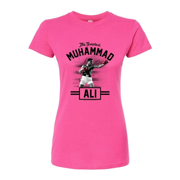 Muhammad Ali - Boxing Legend - Greatness in Action - Juniors Fitted Graphic T-Shirt