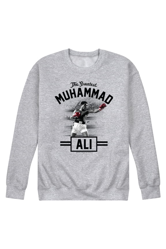 - Boxing Legend - Greatness in Action - Men's Crew Neck Fleece Pullover