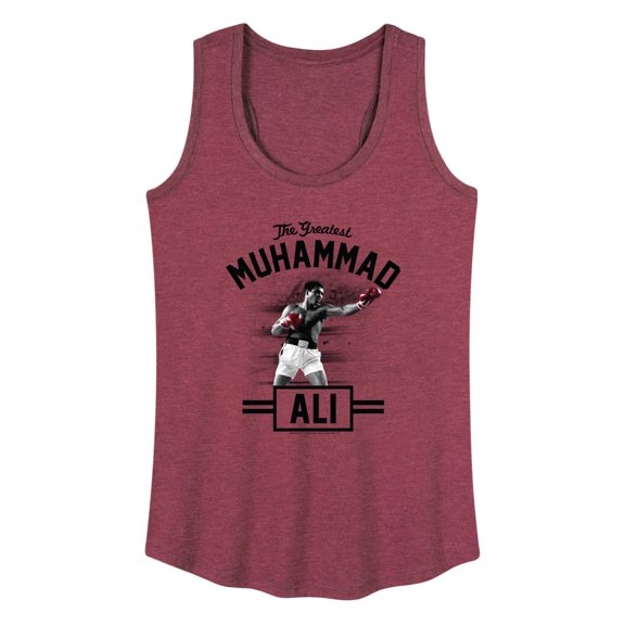 Muhammad Ali - Boxing Legend - Greatness in Action - Women's Racerback Tank Top