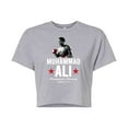 thumbnail image 1 of Muhammad Ali - Boxing Legend - Heavyweight Champion, KY - Juniors Cropped Cotton Blend T-Shirt, 1 of 5