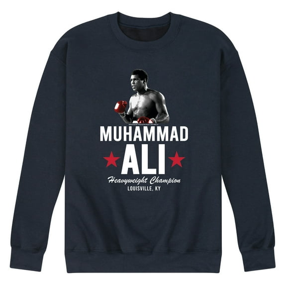 Muhammad Ali - Boxing Legend - Heavyweight Champion, KY - Men's Crew Neck Fleece Pullover