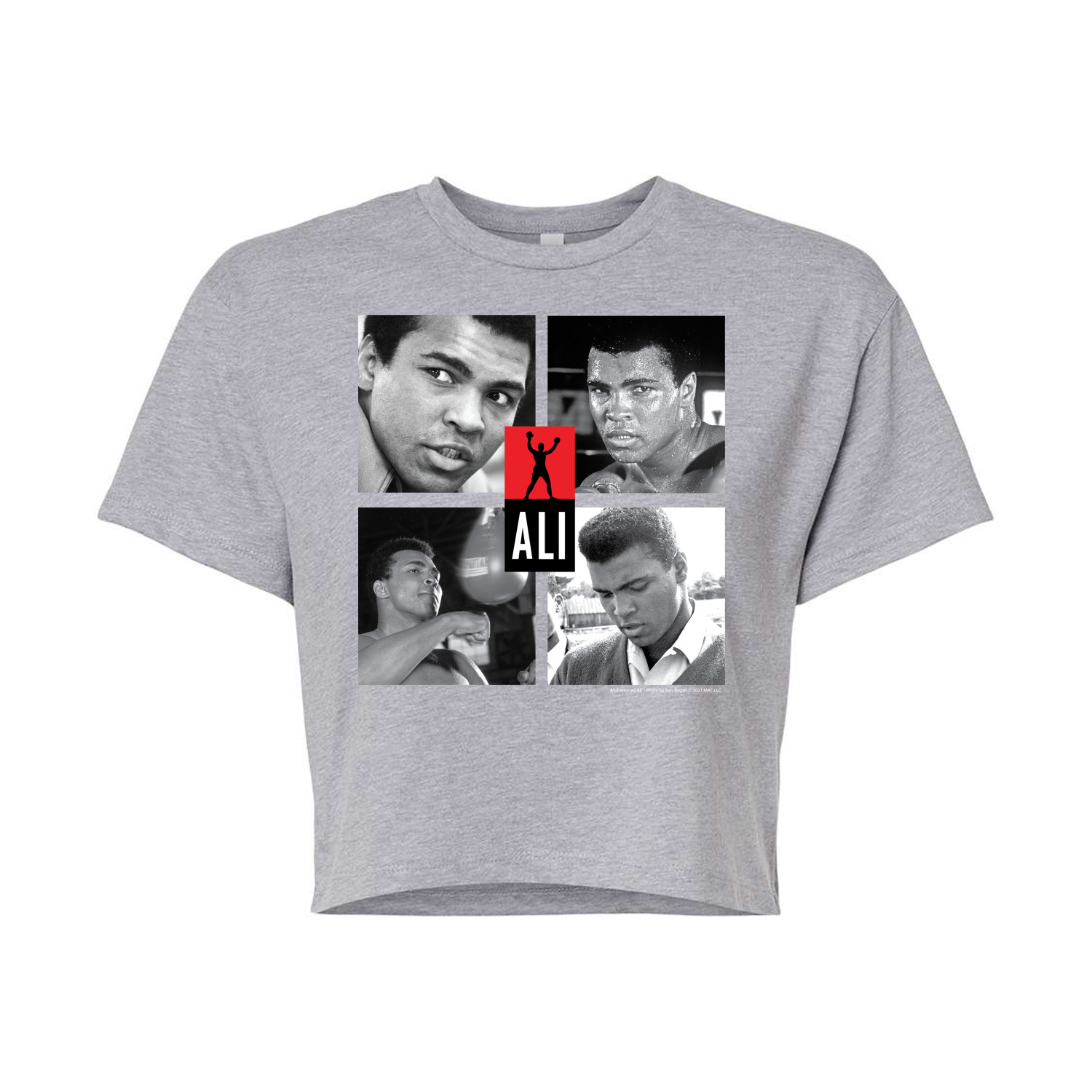 Muhammad Ali - Boxing Legend - Iconic Photos - Juniors Cropped Cotton ...
