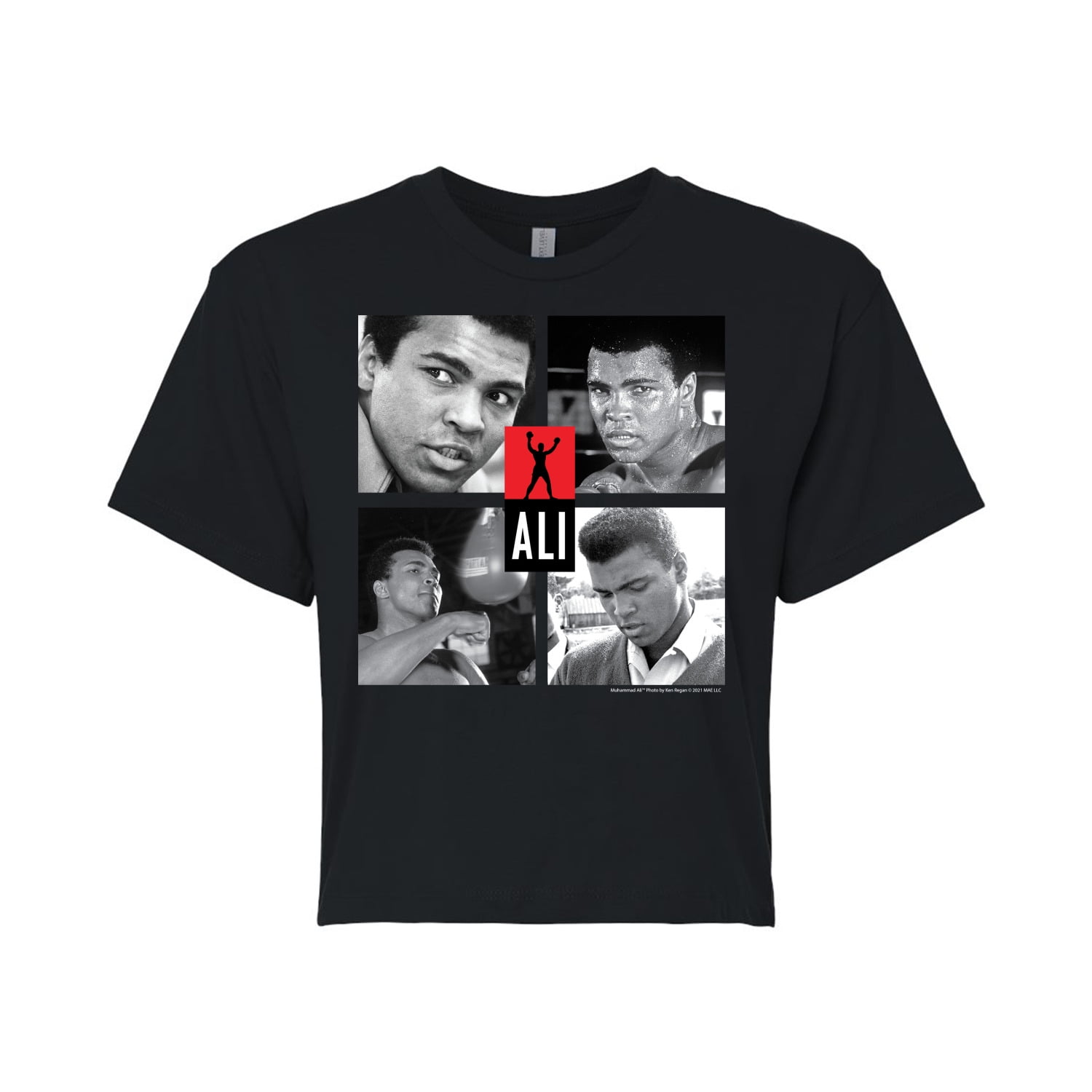 Muhammad Ali Boxing Legend Iconic Photos Juniors Cropped Cotton