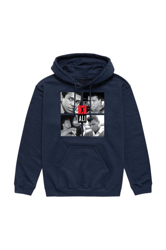 - Boxing Legend - Iconic Photos - Men's Pullover Hooded Fleece Sweatshirt