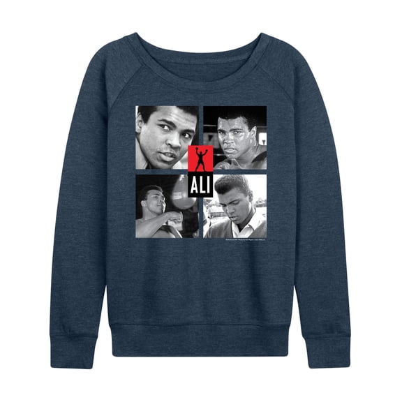 Muhammad Ali - Boxing Legend - Iconic Photos - Women's Lightweight French Terry Long Sleeve Shirt