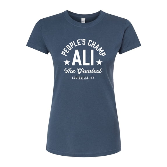 Muhammad Ali - Boxing Legend - People's Champ - Juniors Fitted Graphic T-Shirt