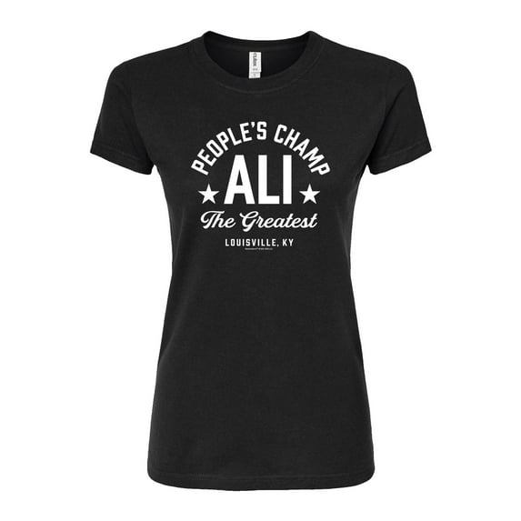 Muhammad Ali - Boxing Legend - People's Champ - Juniors Fitted Graphic T-Shirt