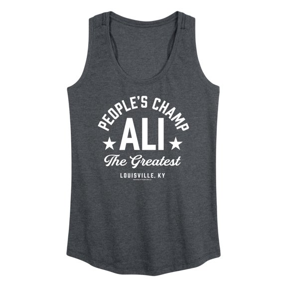 Muhammad Ali - Boxing Legend - People's Champ - Women's Racerback Tank Top