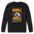 thumbnail image 1 of Muhammad Ali - Boxing Legend - Rumble In The Jungle Oct. 1974 - Men's Crew Neck Fleece Pullover, 1 of 5