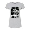 thumbnail image 1 of Muhammad Ali - Boxing Legend - Rumble Young Man Rumble - Juniors Fitted Graphic T-Shirt, 1 of 5