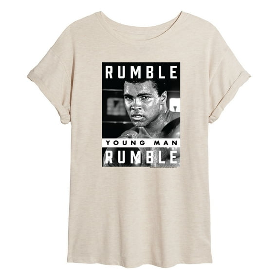 Muhammad Ali - Boxing Legend - Rumble Young Man Rumble - Juniors Ideal Flowy Muscle T-Shirt