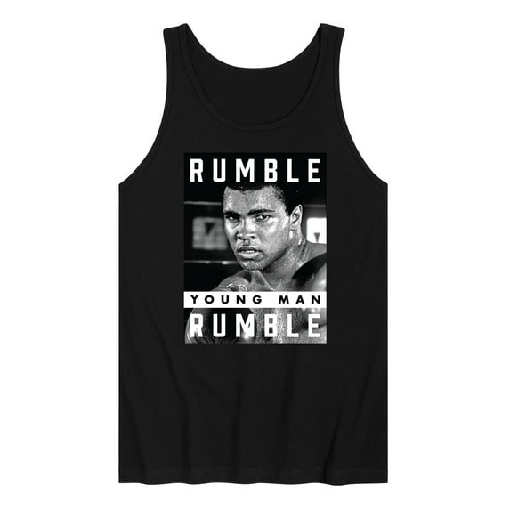 Muhammad Ali - Boxing Legend - Rumble Young Man Rumble - Men's Jersey Tank Top