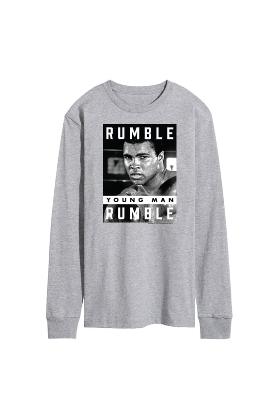 - Boxing Legend - Rumble Young Man Rumble - Men's Long Sleeve T-Shirt