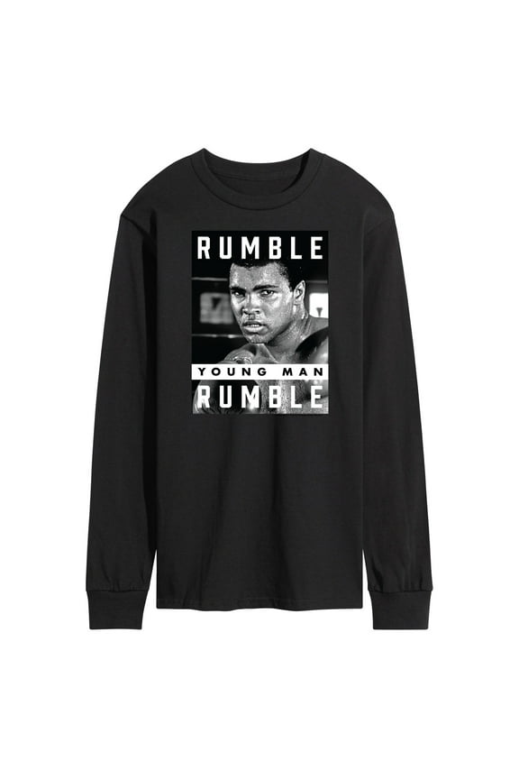 - Boxing Legend - Rumble Young Man Rumble - Men's Long Sleeve T-Shirt