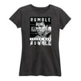 thumbnail image 1 of Muhammad Ali - Boxing Legend - Rumble Young Man Rumble - Women's Short Sleeve Graphic T-Shirt, 1 of 5