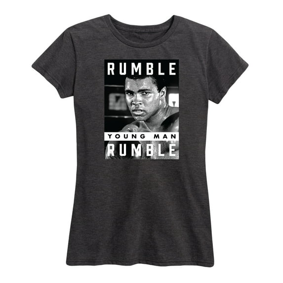 Muhammad Ali - Boxing Legend - Rumble Young Man Rumble - Women's Short Sleeve Graphic T-Shirt