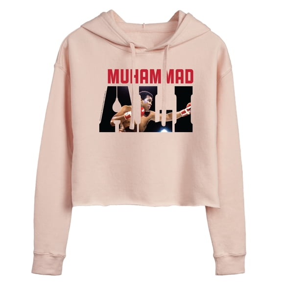 Muhammad Ali - Boxing Legend - Sting Like a Bee - Juniors Cropped Pullover Hoodie