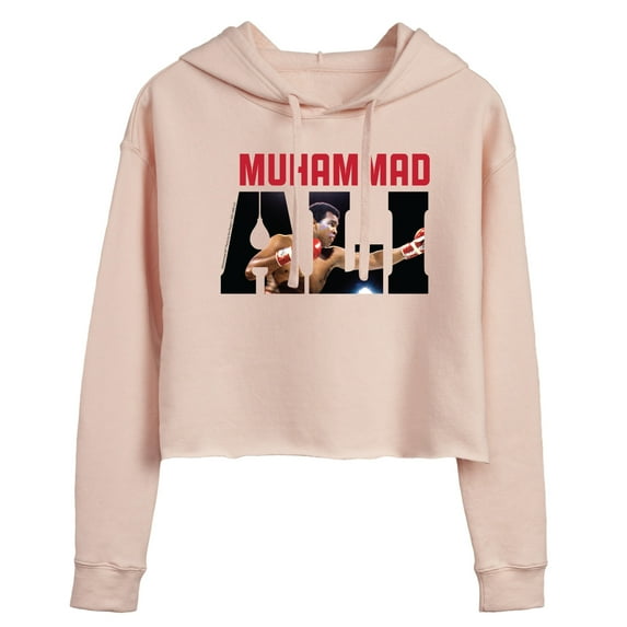 Muhammad Ali - Boxing Legend - Sting Like a Bee - Juniors Cropped Pullover Hoodie