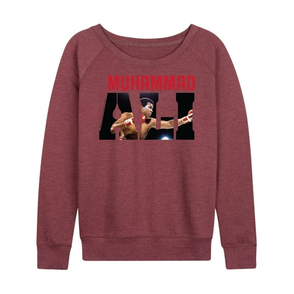 Muhammad Ali - Boxing Legend - Sting Like a Bee - Women's Lightweight French Terry Long Sleeve Shirt