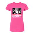 thumbnail image 1 of Muhammad Ali - Boxing Legend - The Greatest Champ - Juniors Fitted Graphic T-Shirt, 1 of 5