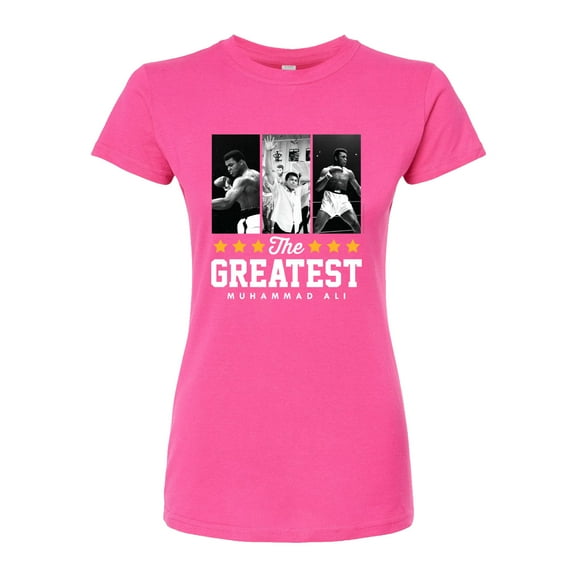 Muhammad Ali - Boxing Legend - The Greatest Champ - Juniors Fitted Graphic T-Shirt