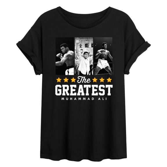 Muhammad Ali - Boxing Legend - The Greatest Champ - Juniors Ideal Flowy Muscle T-Shirt