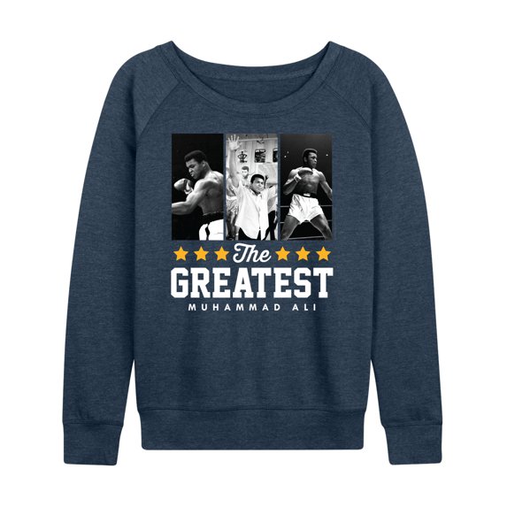 Muhammad Ali - Boxing Legend - The Greatest Champ - Women's Lightweight French Terry Long Sleeve Shirt