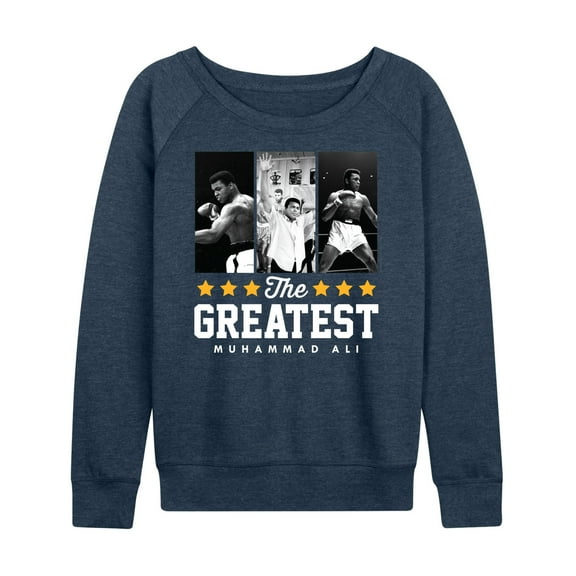 Muhammad Ali - Boxing Legend - The Greatest Champ - Women's Lightweight French Terry Long Sleeve Shirt