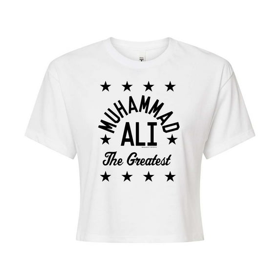 Muhammad Ali - Boxing Legend - The Greatest - Juniors Cropped Cotton Blend T-Shirt