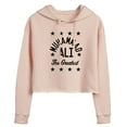 thumbnail image 1 of Muhammad Ali - Boxing Legend - The Greatest - Juniors Cropped Pullover Hoodie, 1 of 5