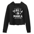 thumbnail image 1 of Muhammad Ali - Boxing Legend - Thrilla In Manilla - Juniors Cropped Pullover Hoodie, 1 of 5
