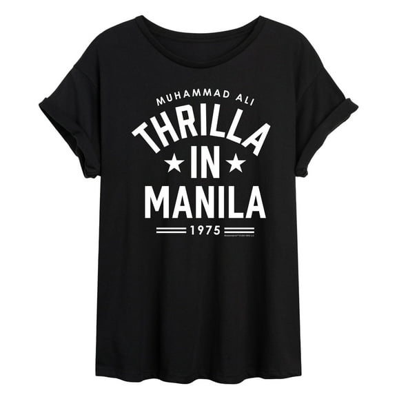 Muhammad Ali - Boxing Legend - Thrilla In Manilla - Juniors Ideal Flowy Muscle T-Shirt
