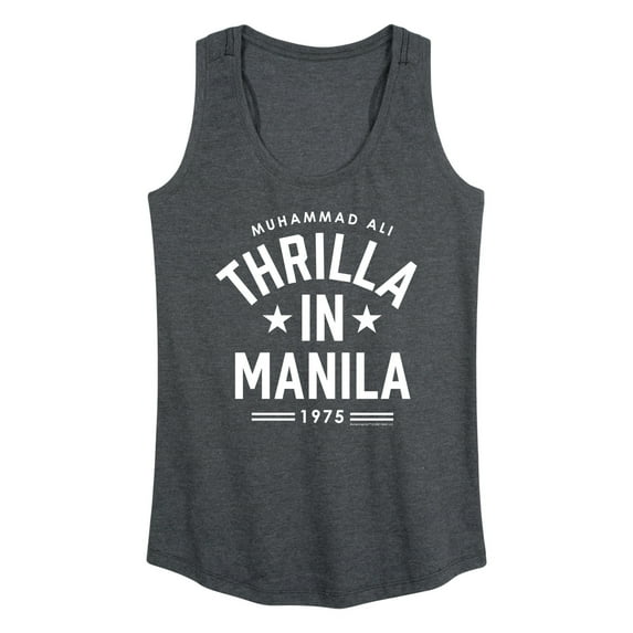 Muhammad Ali - Boxing Legend - Thrilla In Manilla - Women's Racerback Tank Top