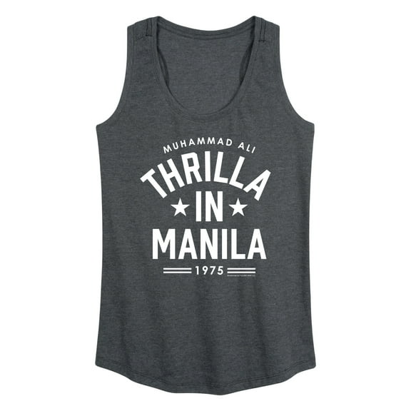 Muhammad Ali - Boxing Legend - Thrilla In Manilla - Women's Racerback Tank Top