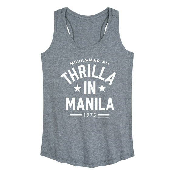 Muhammad Ali - Boxing Legend - Thrilla In Manilla - Women's Racerback Tank Top