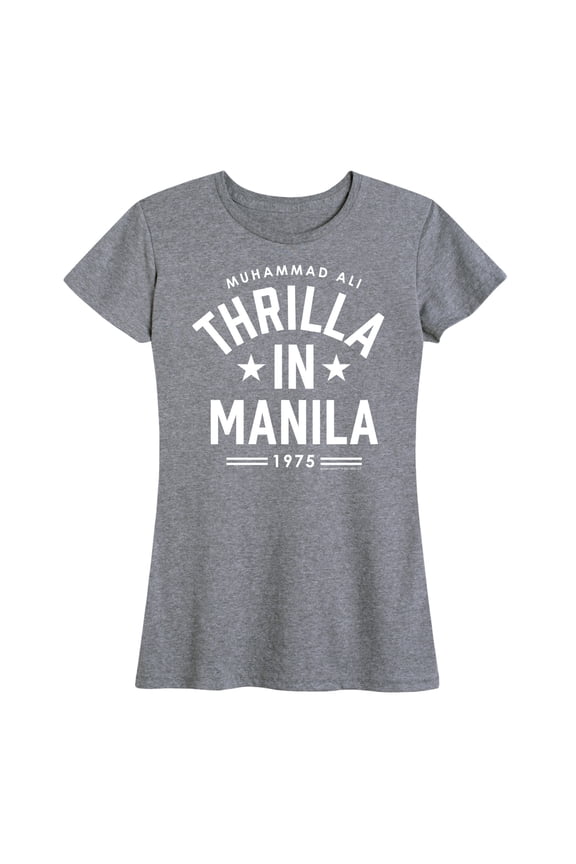 - Boxing Legend - Thrilla In Manilla - Women's Short Sleeve Graphic T-Shirt