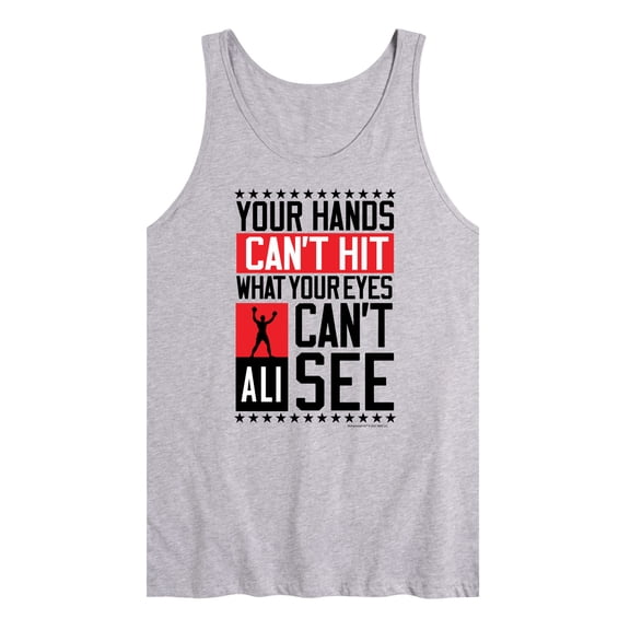 Muhammad Ali - Boxing Legend - Your Hands Can't Hit - Men's Jersey Tank Top