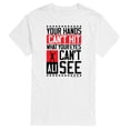 thumbnail image 1 of Muhammad Ali - Boxing Legend - Your Hands Can't Hit - Men's Short Sleeve Graphic T-Shirt, 1 of 5