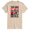 thumbnail image 1 of Muhammad Ali - Boxing Legend - Your Hands Can't Hit - Men's Short Sleeve Graphic T-Shirt, 1 of 5