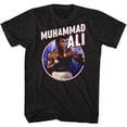 thumbnail image 1 of Muhammad Ali Circle Black Adult T-Shirt, 1 of 2