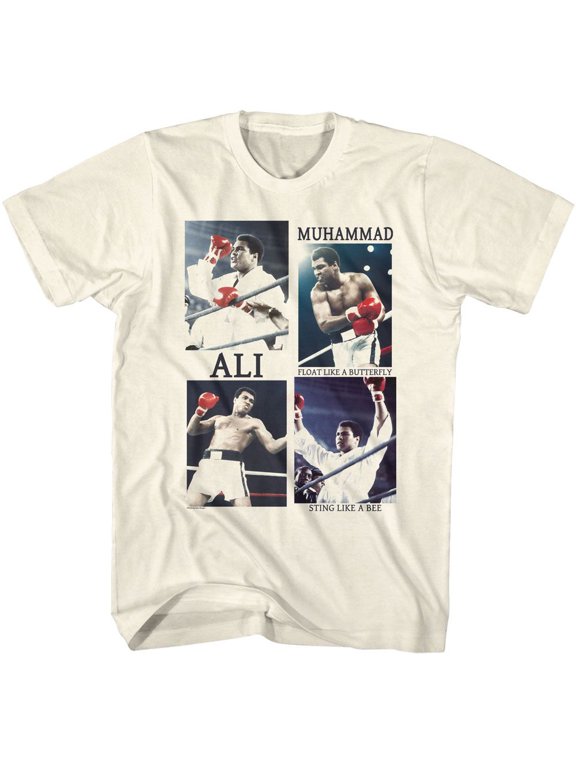 Muhammad Ali Four Photos Natural Adult T-Shirt