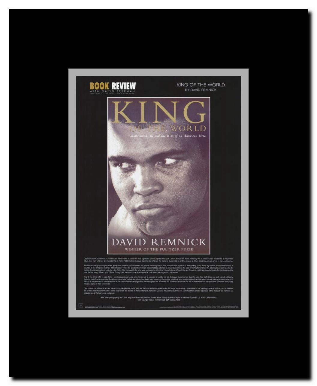 Muhammad Ali Framed Movie Poster