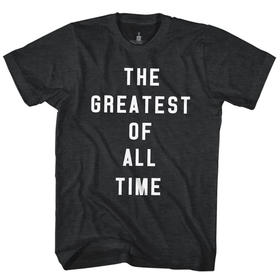 Muhammad Ali GOAT Black Heather Adult T-Shirt